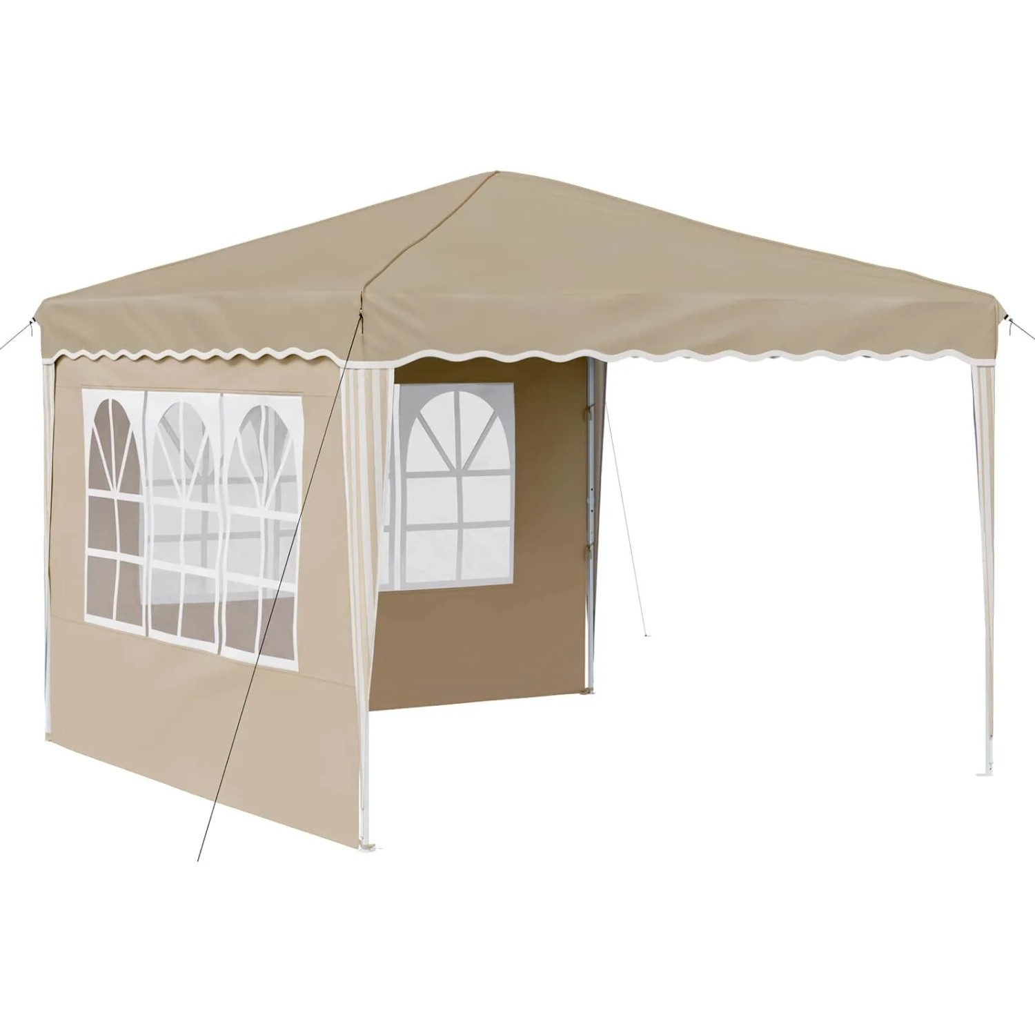 vidaXL Pop-up Partyzelt Creme 288 x 288 x 245 cm Oxford-Stoff 42019757