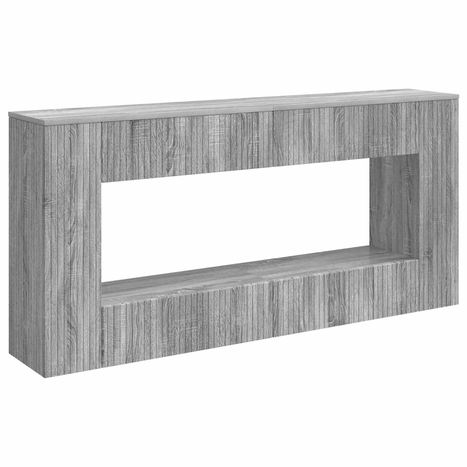vidaXL Konsolentisch Graues Sonoma 155 x 29 x 74 cm Holzwerkstoff 899892