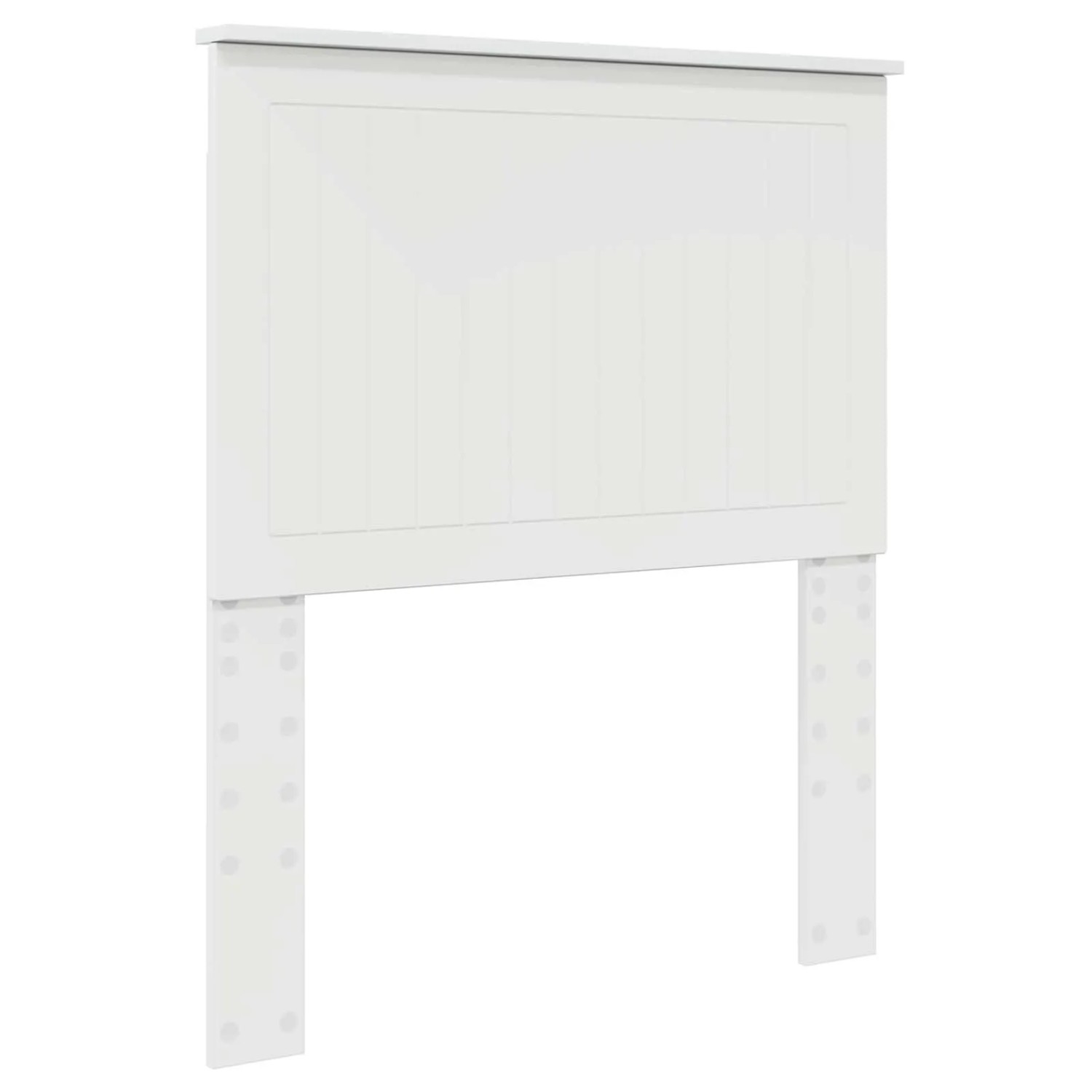 vidaXL Kopfteil mit Kopfteil Glänzend Weiß 80 cm Holzwerkstoff 887818