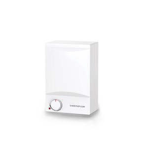 Thermoflow Obertischspeicher OT5N, 5 Liter, weiß. Warmwasserspeicher für Spüle oder Waschbecken mit Temperaturregler.