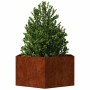 vidaXL Pflanzkübel Rostig 90x90x45 cm Cortenstahl 823676_3