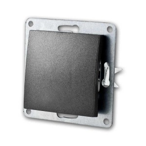 McPower FLAIR Kreuzschalter Anthrazit 250V10A Unterputz