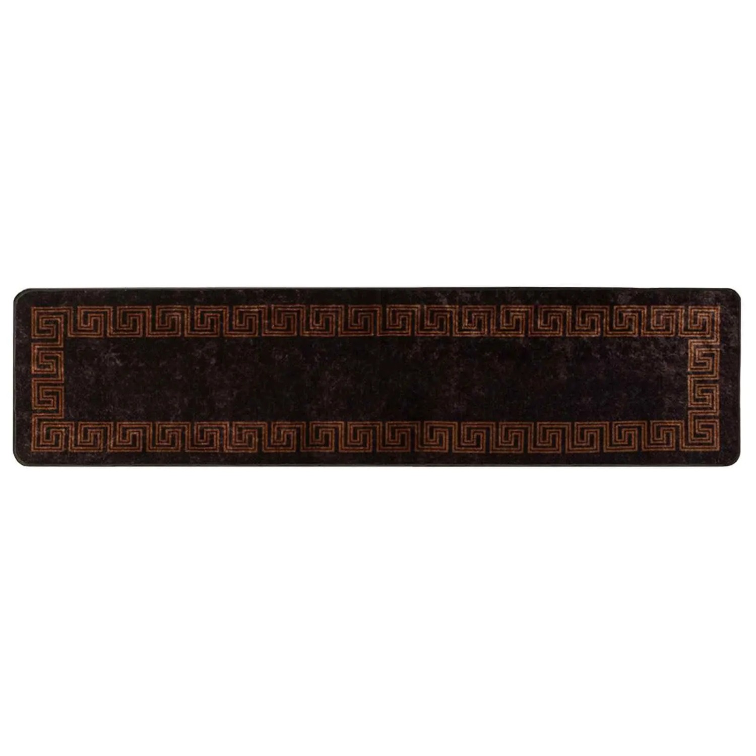 vidaXL Teppichläufer MARSA Schwarz 100 x 450 cm Polyester und PVC 42023299