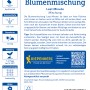 Kiepenkerl Blumenmischung Last Minute Packung, ideal für schnelle, bunte Blütenpracht.