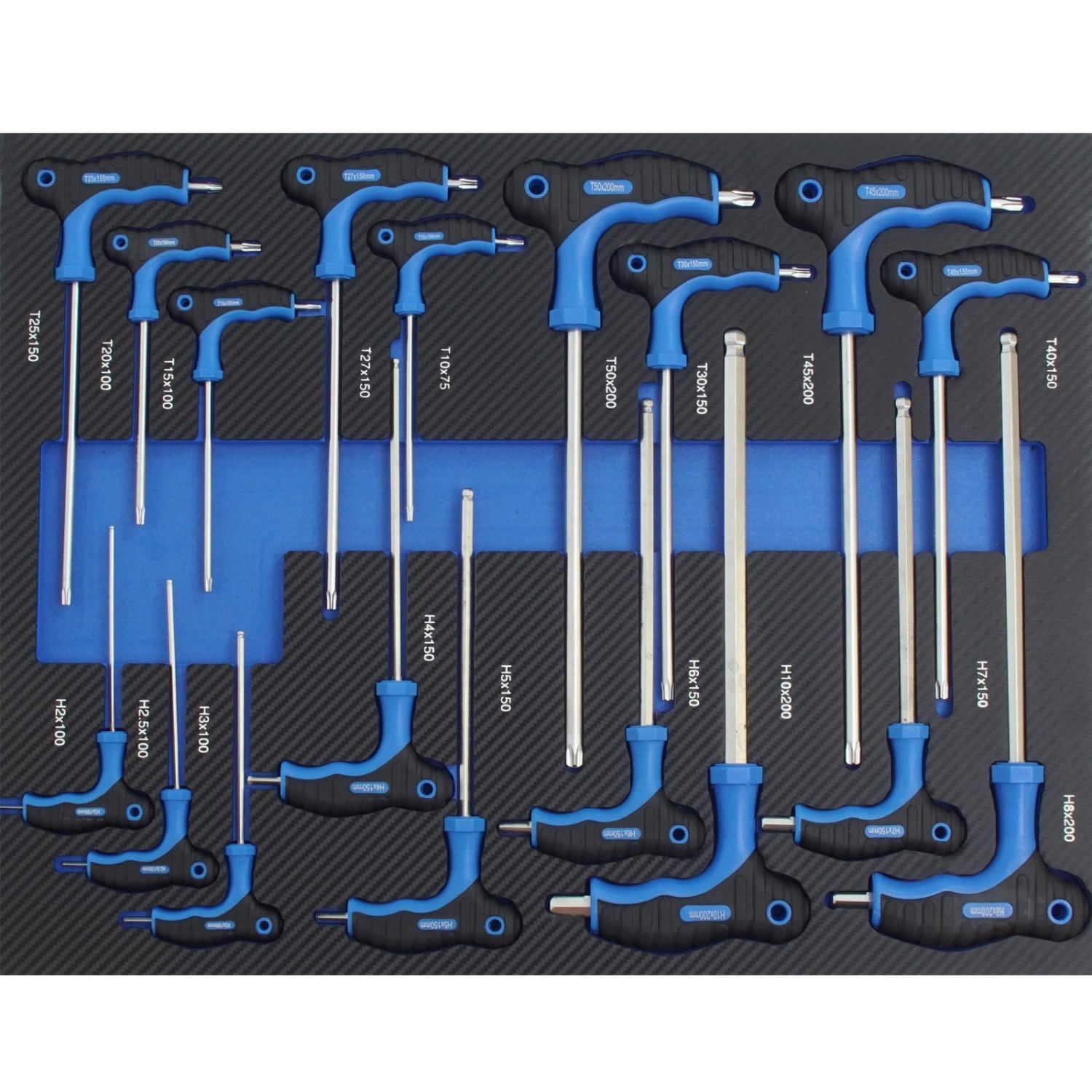 TRUTZHOLM Profi Werkstattwagen Einlage Torx T Griff 18 Teile Schaum 520x400 günstig online kaufen