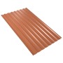 Weckman Trapezblech W20, ziegelrot, 1500x1135x0,5 mm. Dachblech für Carport & Garage.