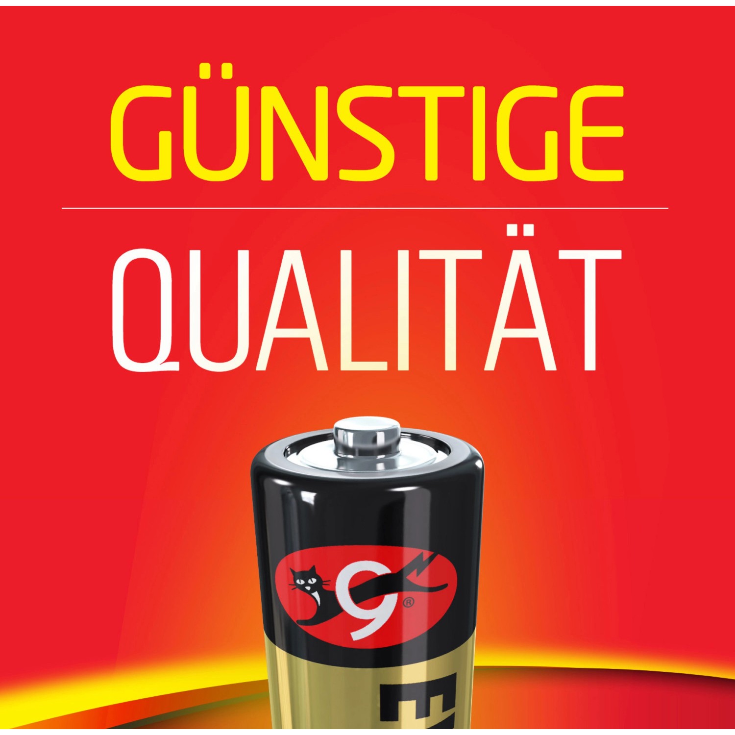Energizer Eveready Gold AA Batterie, 4er-Pack Mignon Alkaline Batterien.