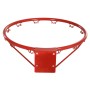 Roter HOMCOM Basketballkorb aus Metall mit Wandhalterung. Ideal für Indoor & Outdoor Spielspaß.