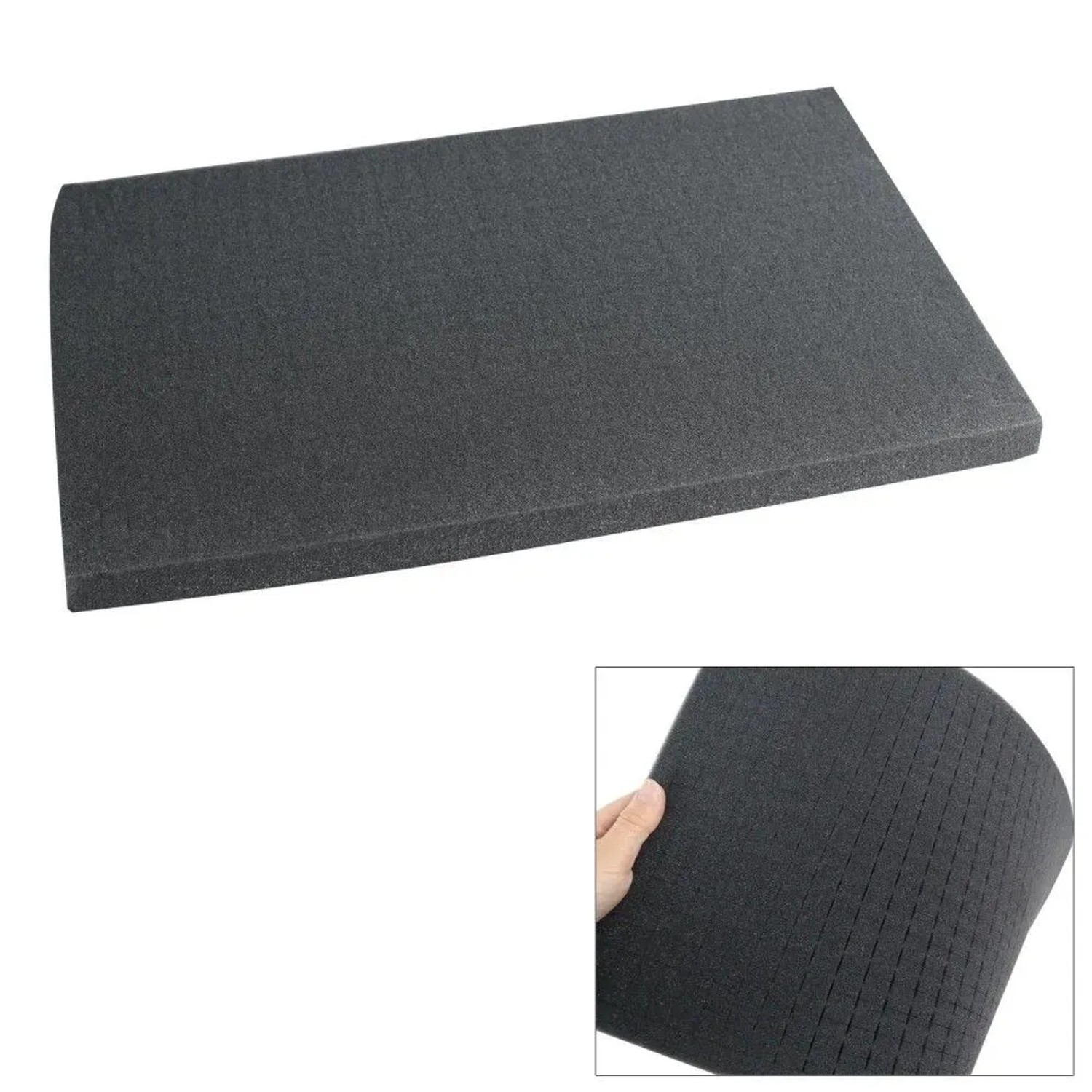 HMF 1456-25 Rasterschaumstoff Würfelschaum 345 x 550 mm Double-Size Koffereinlage Tabletop Höhe 25 mm