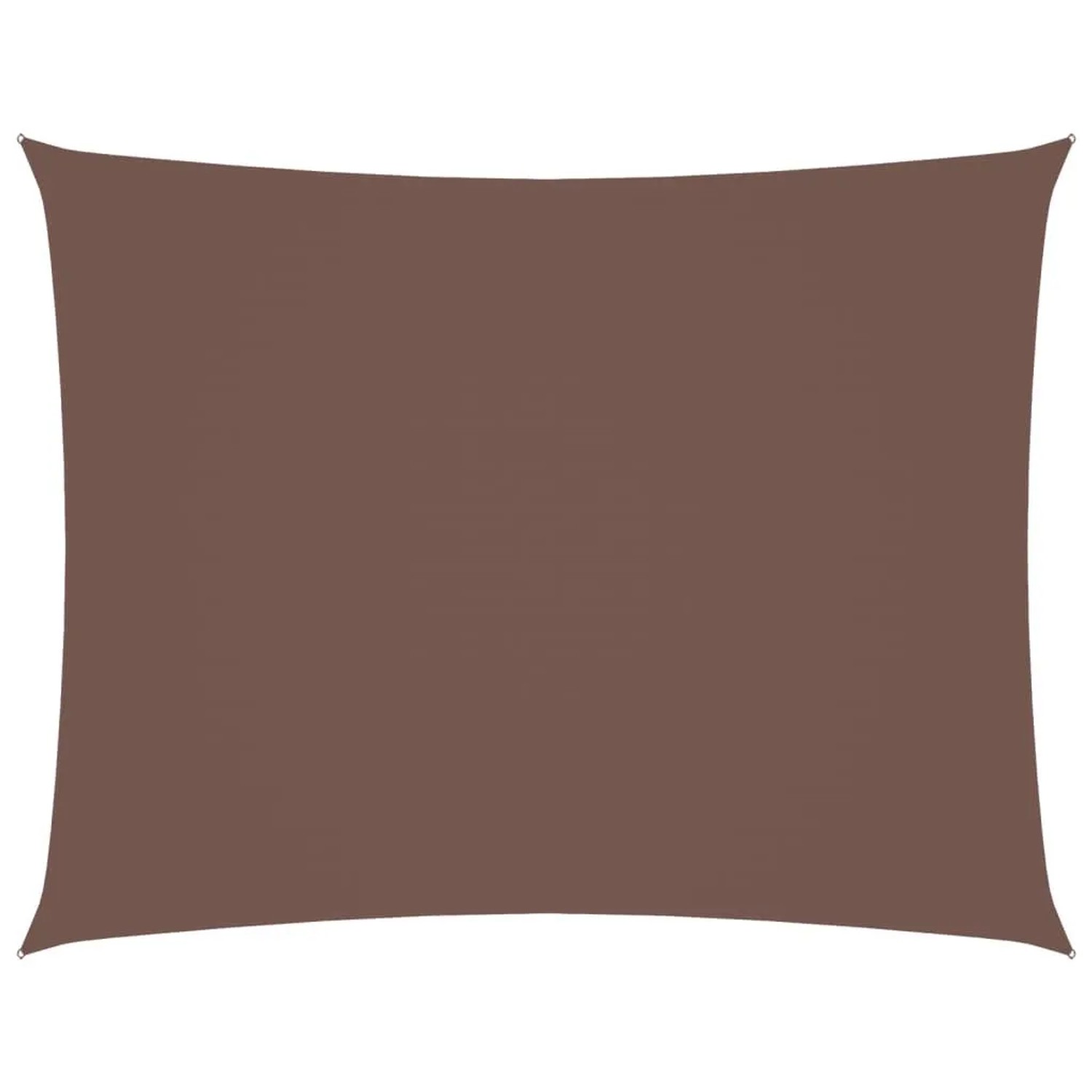 Furnicato Sonnensegel Oxford-gewebe Rechteckig 2x3 M Braun