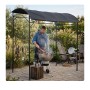 Relaxdays Grillpavillon Stahl Anthrazit Wasserabweisend Pulverbeschichtet mit 8 Haken 220 cm x 220 cm x 150 cm_2