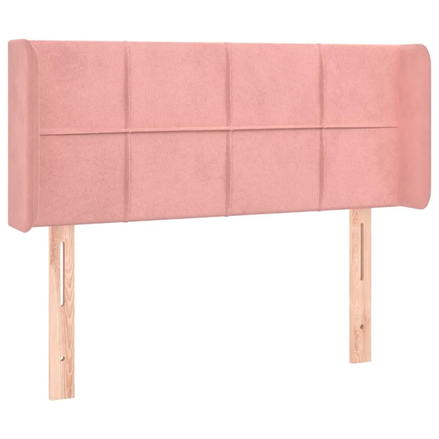 vidaXL LED Kopfteil Rosa 103x16x78/88 cm Samt 3123283