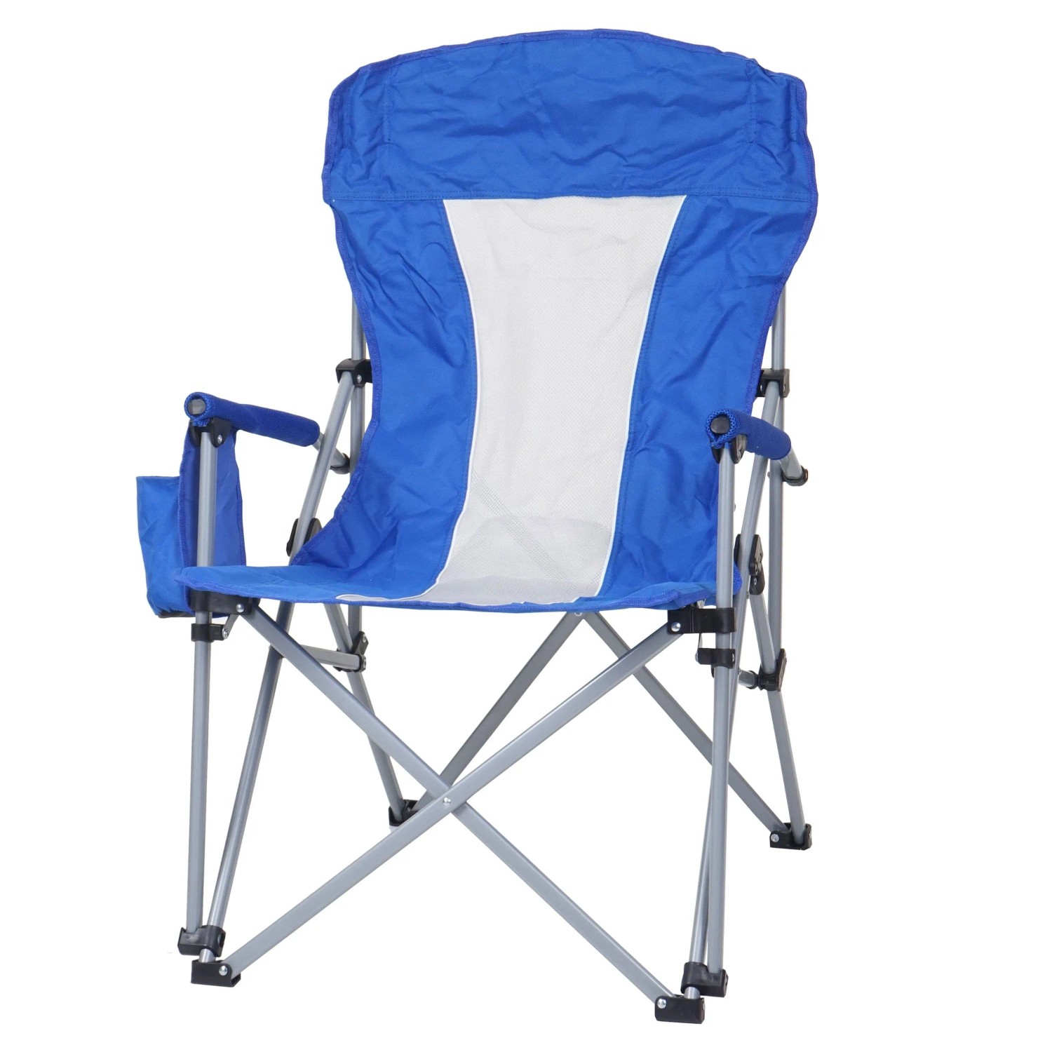 MCW Campingstuhl L50 Waschbar Schutzhülle Stahl Stoff Blau