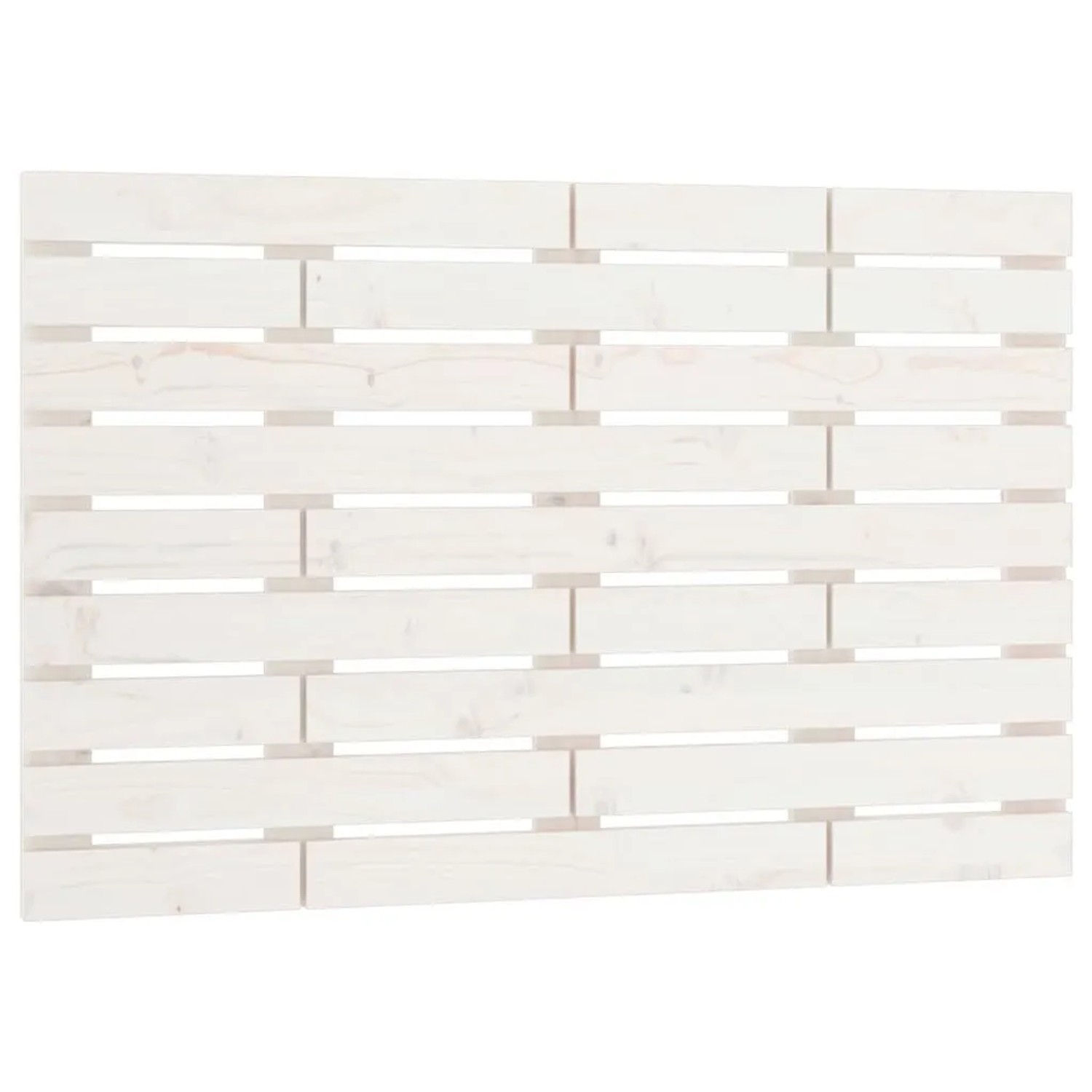 vidaXL Wand-Kopfteil Weiß 81x3x63 cm Massivholz Kiefer 824744