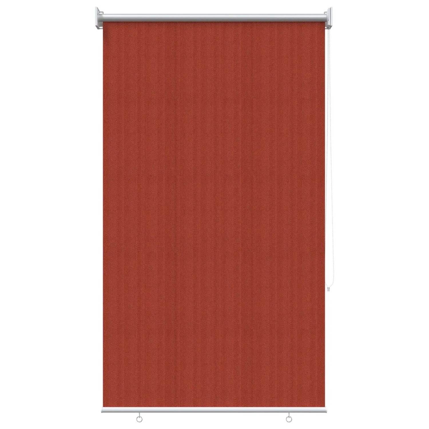 vidaXL Außenrollo 90% UV-Block Terrakotta 60 x 140 cm HDPE 42035986