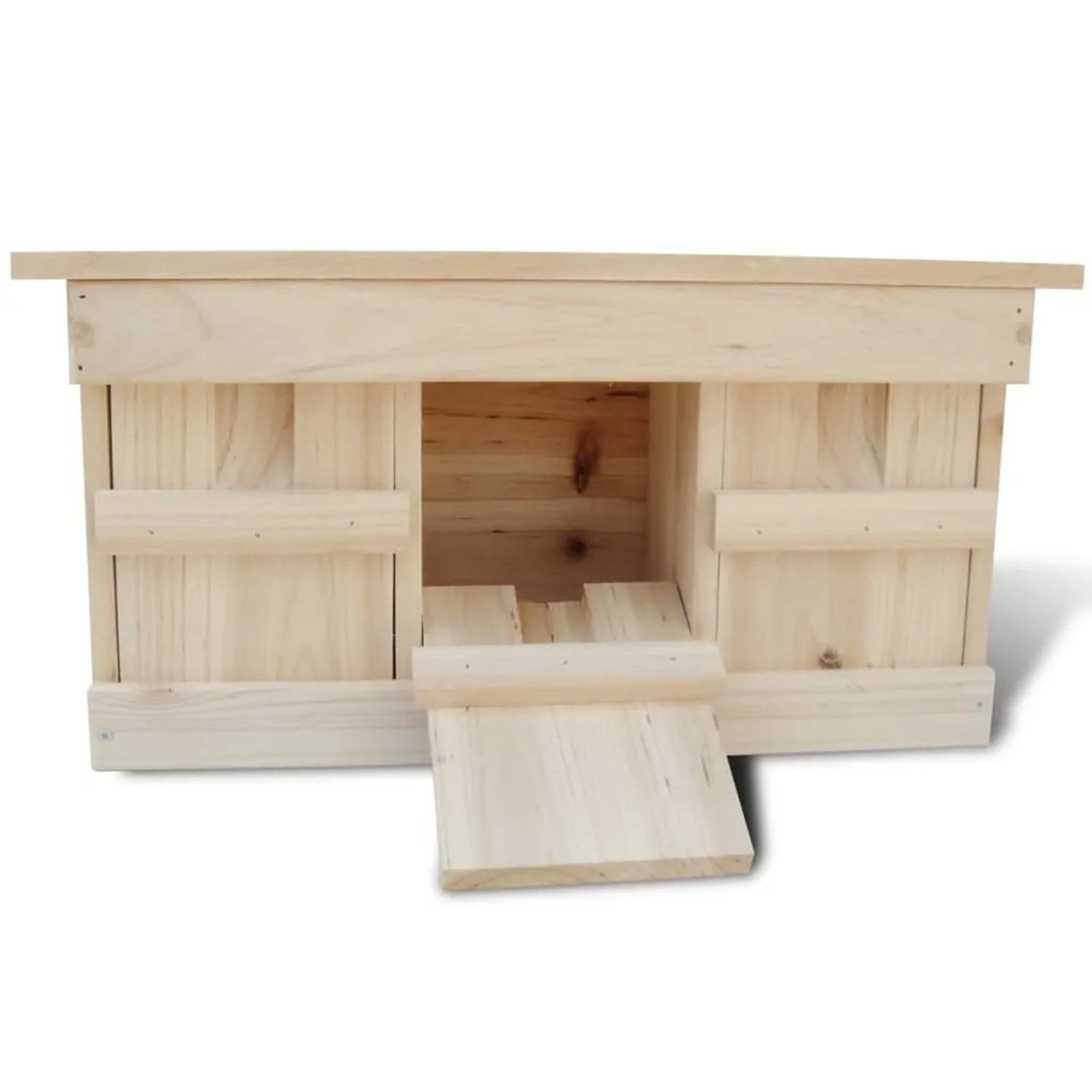 VidaXL Spatzen-Nistkasten aus Holz mit drei Kammern für den Garten.