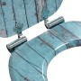 vidaXL Soft-Close Toilettensitz Blau 44 x 38 cm MDF-Platte 42027180_5
