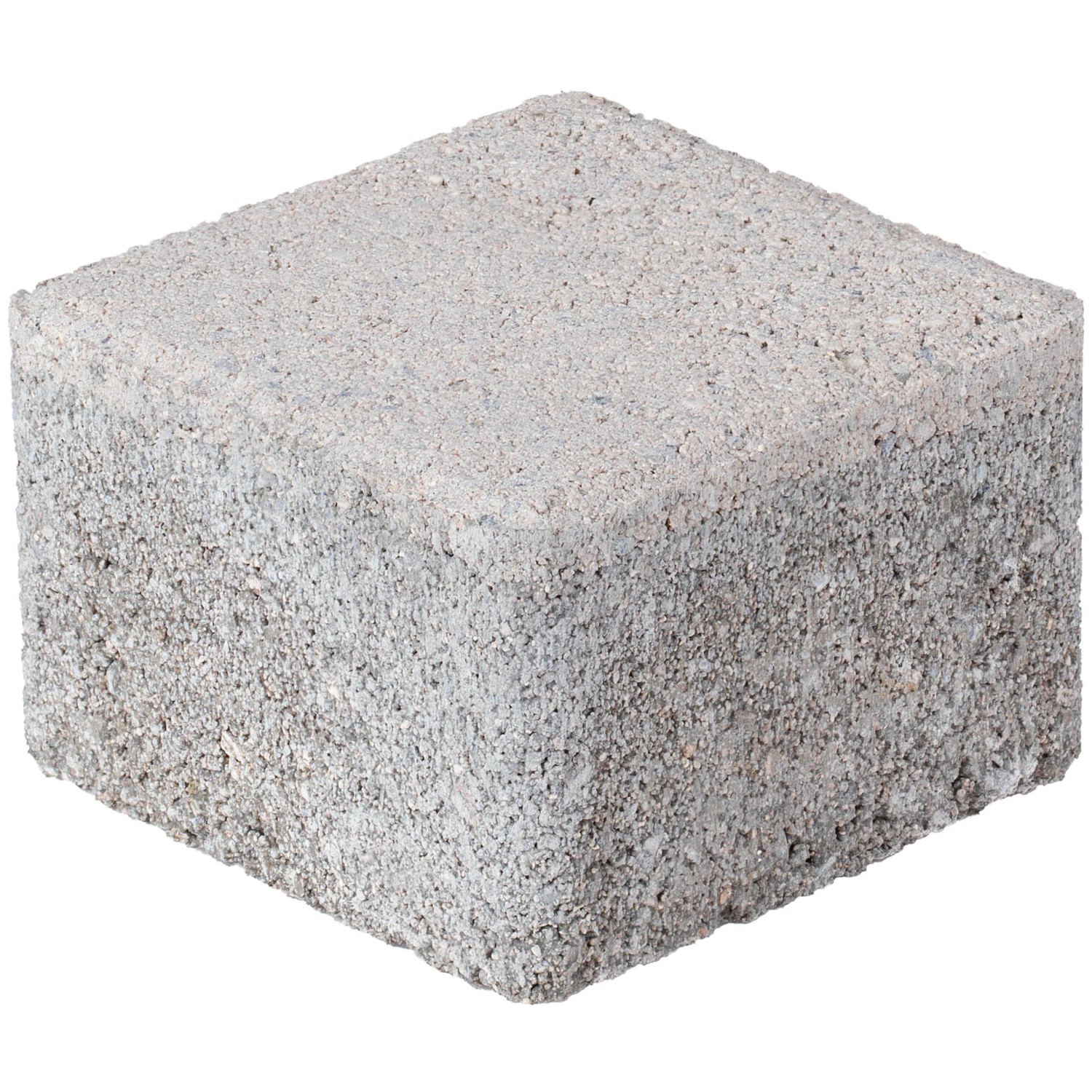 HL Drainpflaster Füllstein, 7,4x7,4x4,9 cm, weiß. Pflasterstein für Rasengitter.