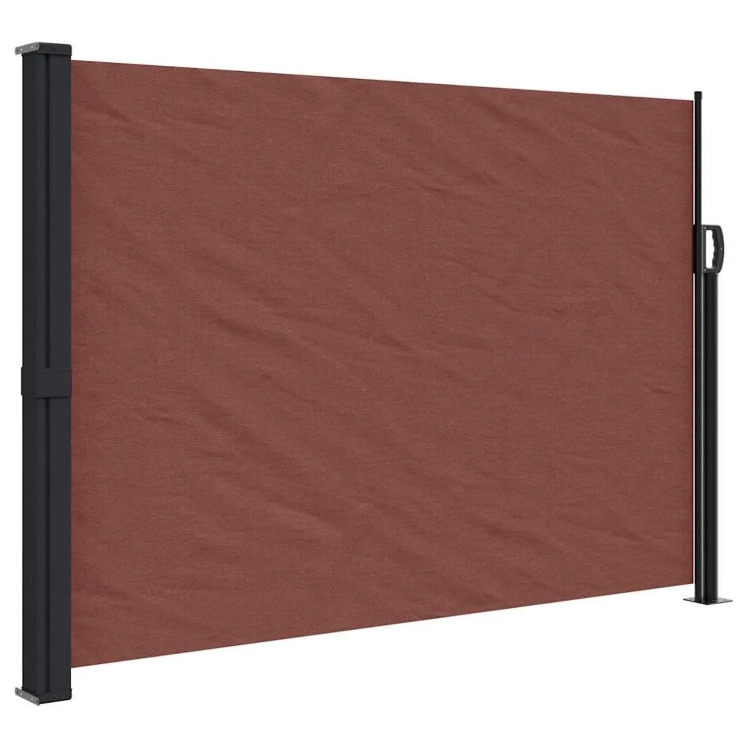 vidaXL Seitenmarkise Ausziehbar Braun 140x600 cm 4004509