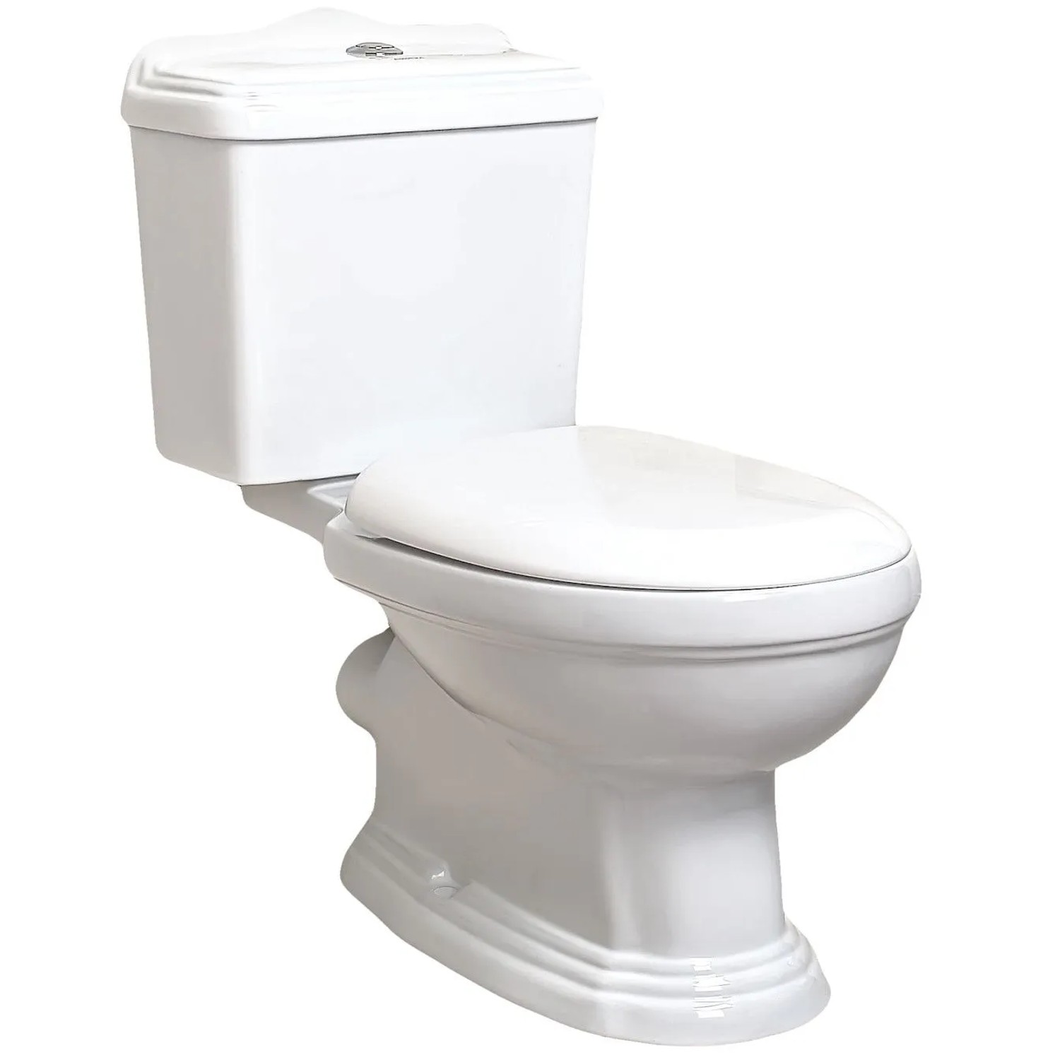 Kerra Retro Nostalgie Stand WC Toilette mit Softclosing WC Sitz