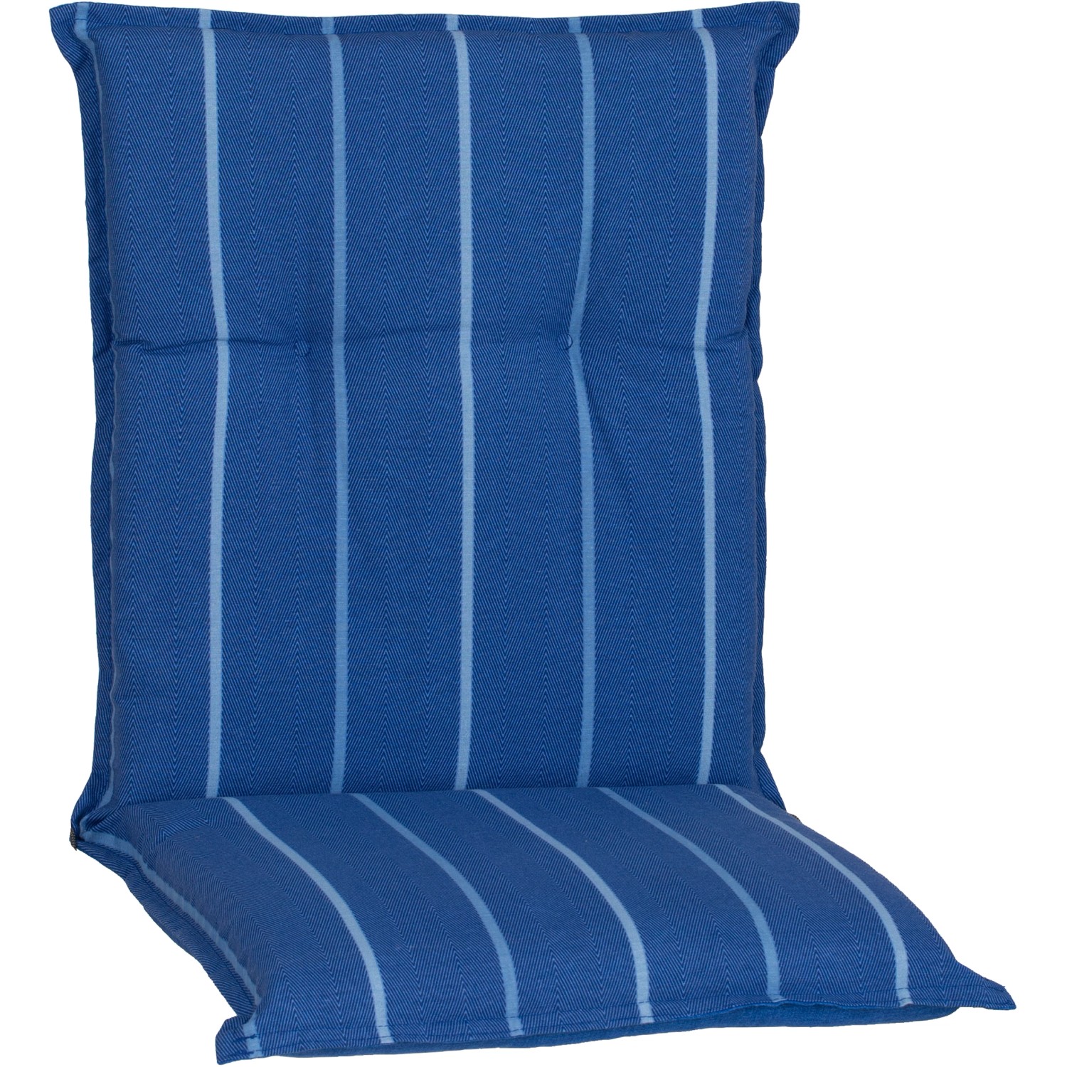 Beo Niedriglehner-Saumkissen Tovarnik Turin 98 cm x 46 cm x 8 cm Blau Gestreift