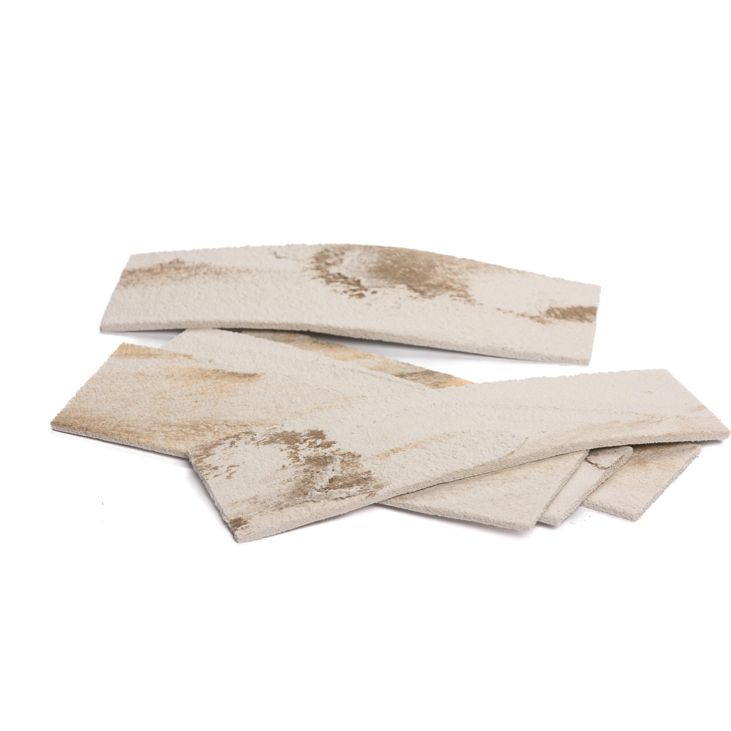 Elabrick Verblender Sevilla, 7,1x24 cm, helle Steinoptik für Innen & Außen.