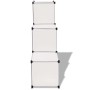 vidaXL Regalsystem Würfel-Regal mit 6 Fächern Weiß 244922_3