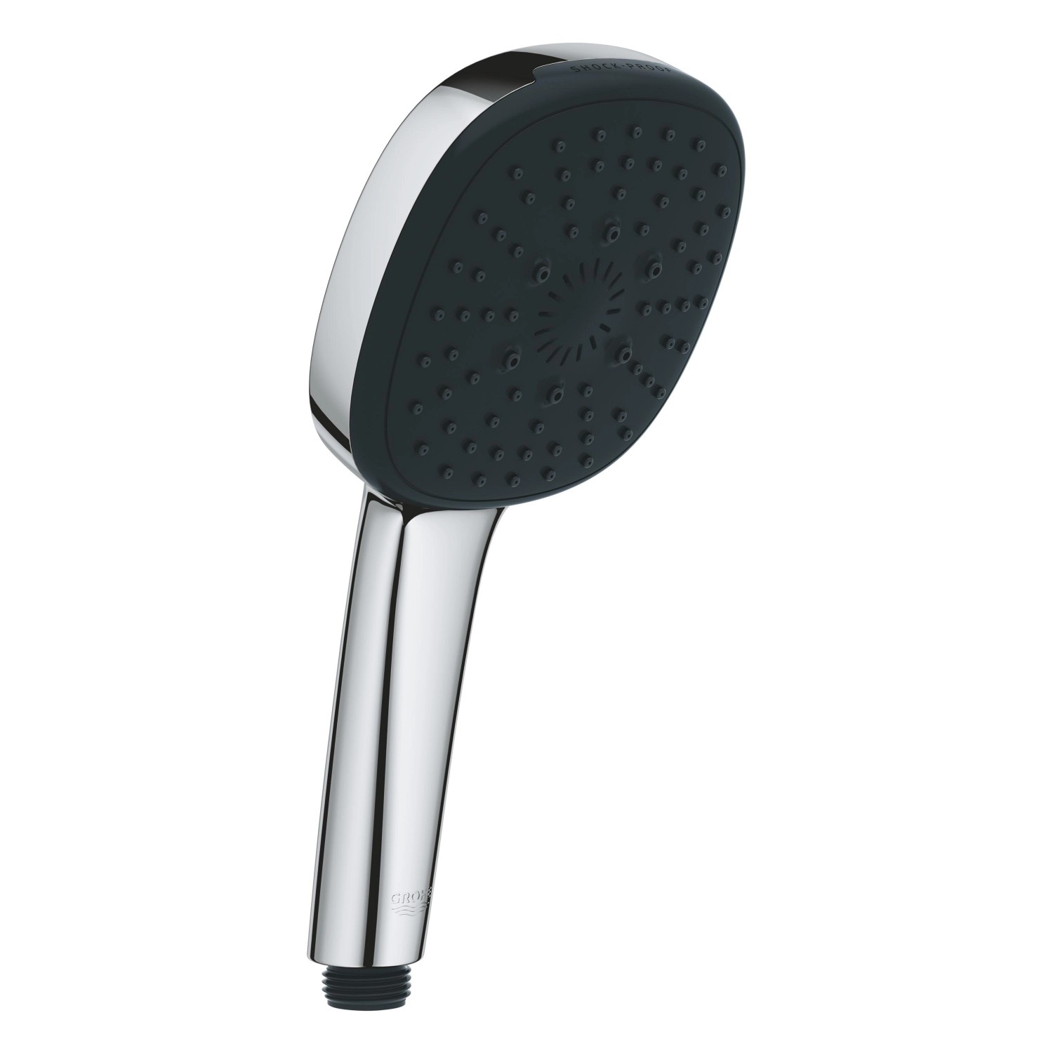 Grohe Duschbrause Vitalio Comfort 110 Chrom Eckig 3 Strahlarten Quickfix günstig online kaufen