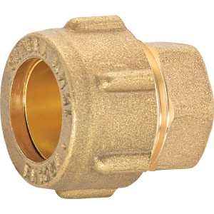 Messing Klemm-Stopfen, Ø 15 mm, für dichte Rohrenden in Sanitär- und Heizungsinstallationen.