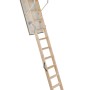 Minka Dachbodentreppe McStep Thermo 33, Fichte unbehandelt, 90x60 cm, hochisolierte Holztreppe.