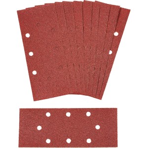 LUX Schleifstreifen Classic K180, 93x230mm, 10er-Pack für Schwingschleifer, zum Schleifen von Holz und Metall.