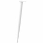 vidaXL Konsolentischbeine Konische Form 4 Stk Weiß 72-73 cm Stahl 4012517_5