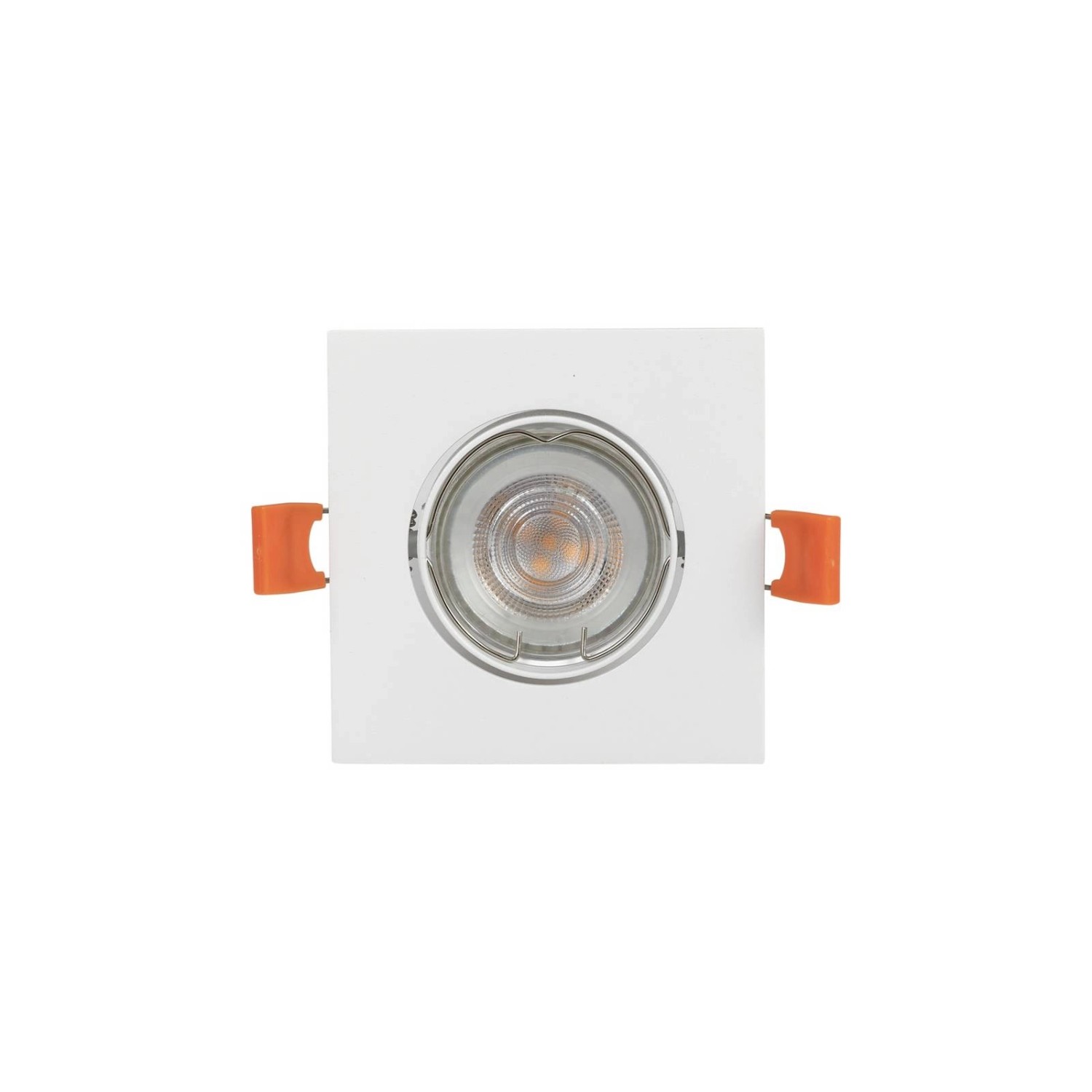 PRIOS Einbaustrahler Fibur 10042580 Modern in Weiß aus Metall 1-flammig GU1 günstig online kaufen