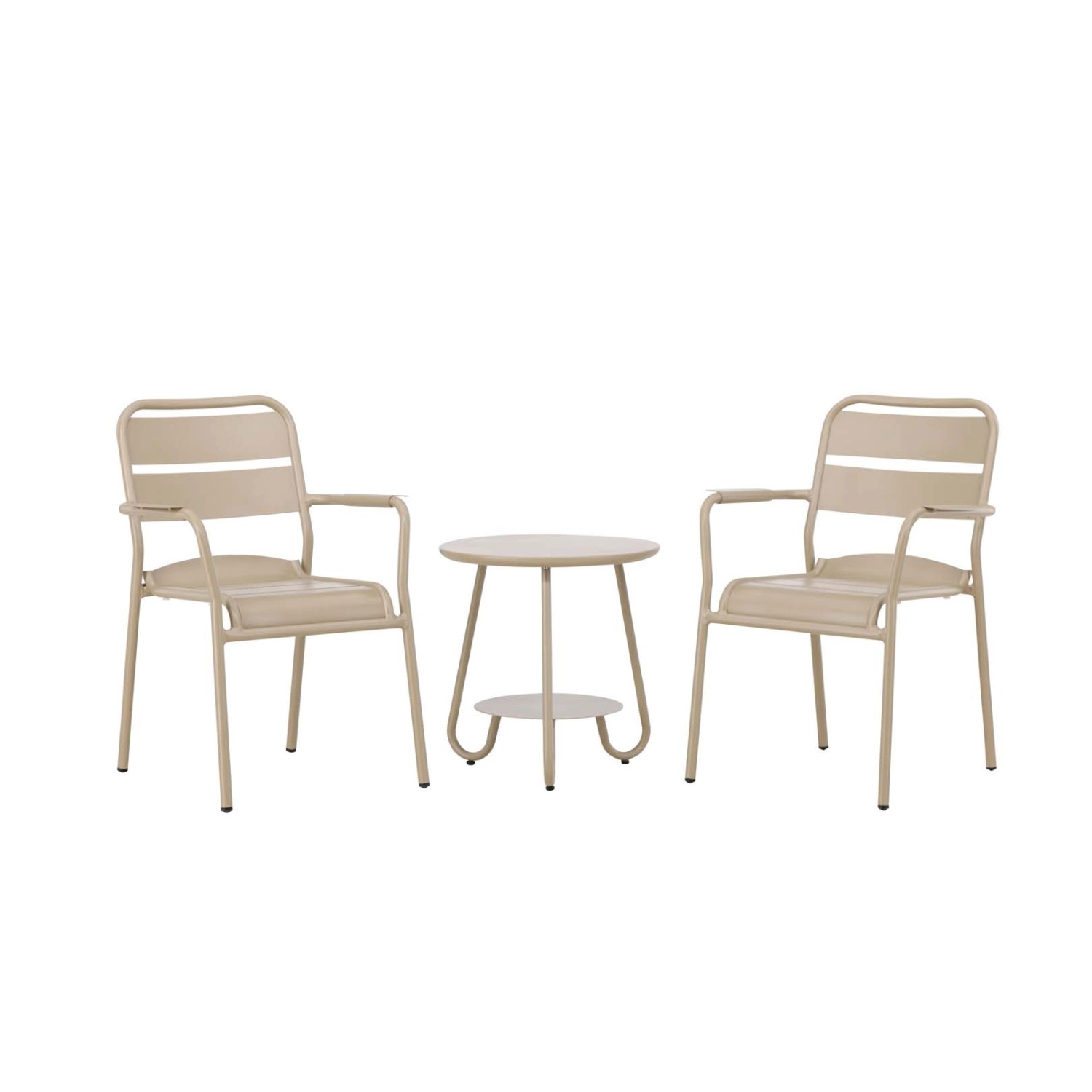 ebuy24 Faro Lounge-Set 3 Teile Beige