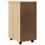 vidaXL Rollwagen mit Schreibtisch MOSS Klarlack 34 x 39 x 65,5 cm 42032405_7