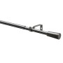 Gardinia Gardinenstangen-Set Kos, Edelstahl, ausziehbar von 120-210 cm.