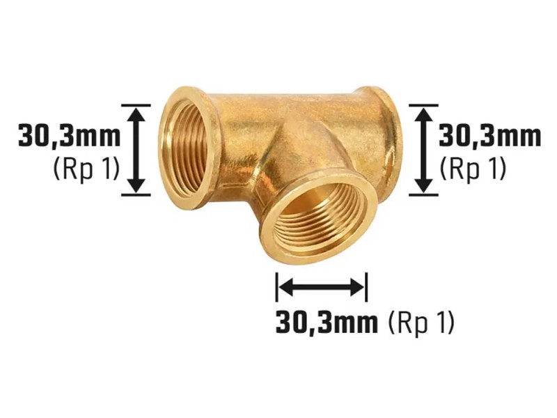 Aircraft Verteiler-Stück 1/4" Außengewinde | Heavy Tuned