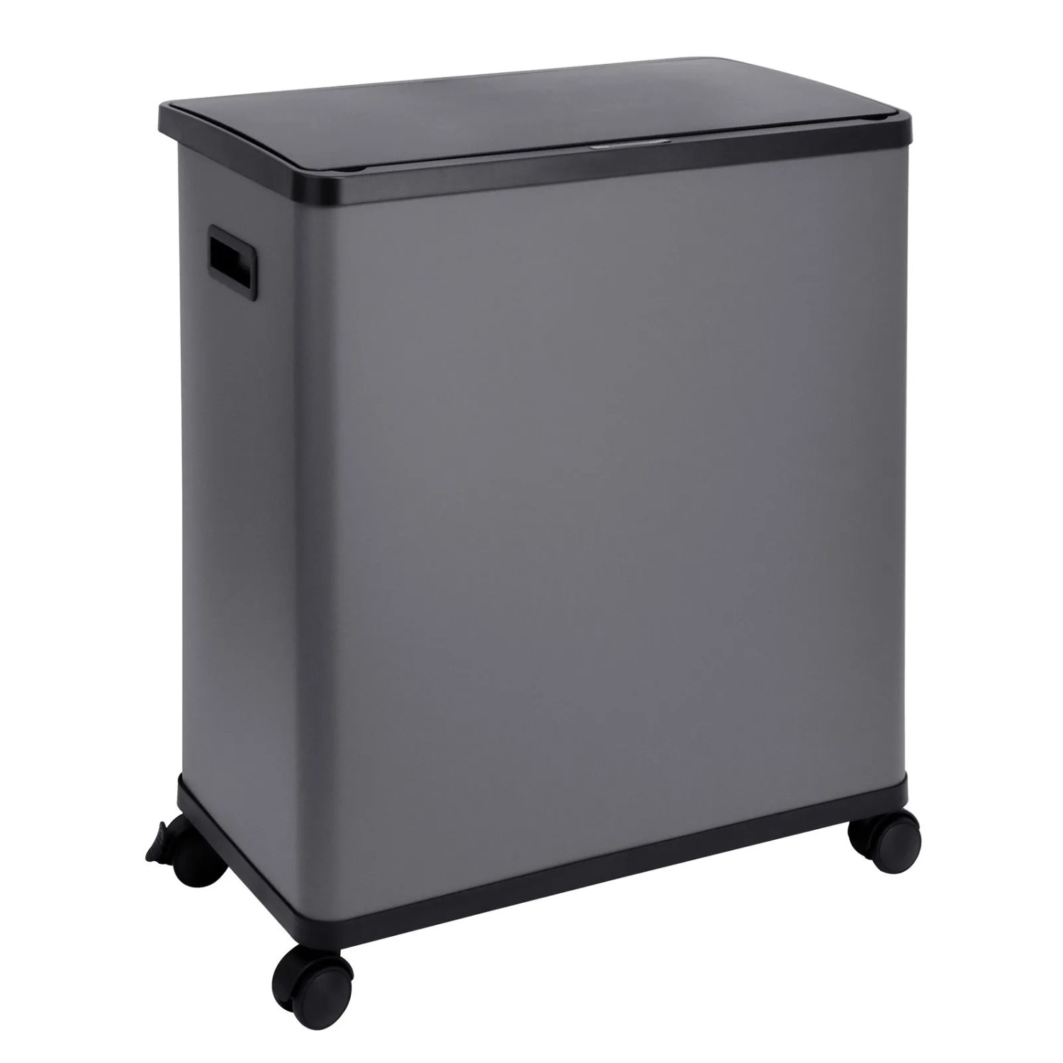 Svita SR2X30 Sensormülleimer Abfalleimer 2fach 60l Inklusive Inneneimer Räder Grau