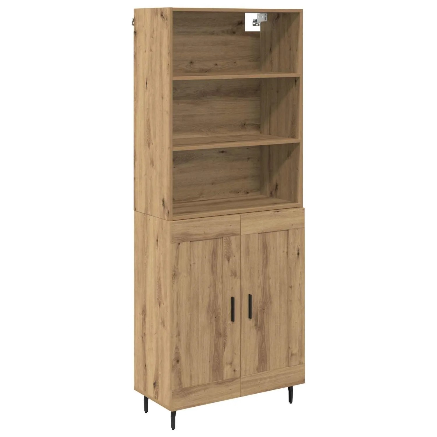 vidaXL Highboard Artisan-Eiche 69,5 x 34 x 180 cm 3416005 günstig online kaufen