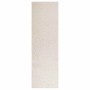Cremefarbener vidaXL Outdoor-Teppich ZIZUR (80x250 cm) in Jute-Optik mit rundem Muster.