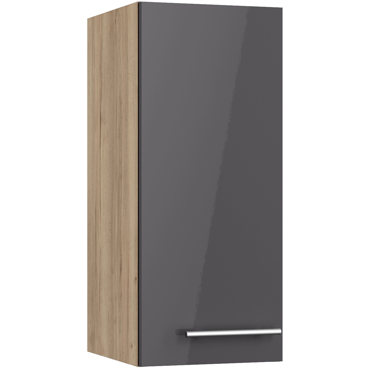 Optifit Oberschrank Jonte984 30 cm x 70,4 cm x 34,9 cm Anthrazit-Wildeiche günstig online kaufen