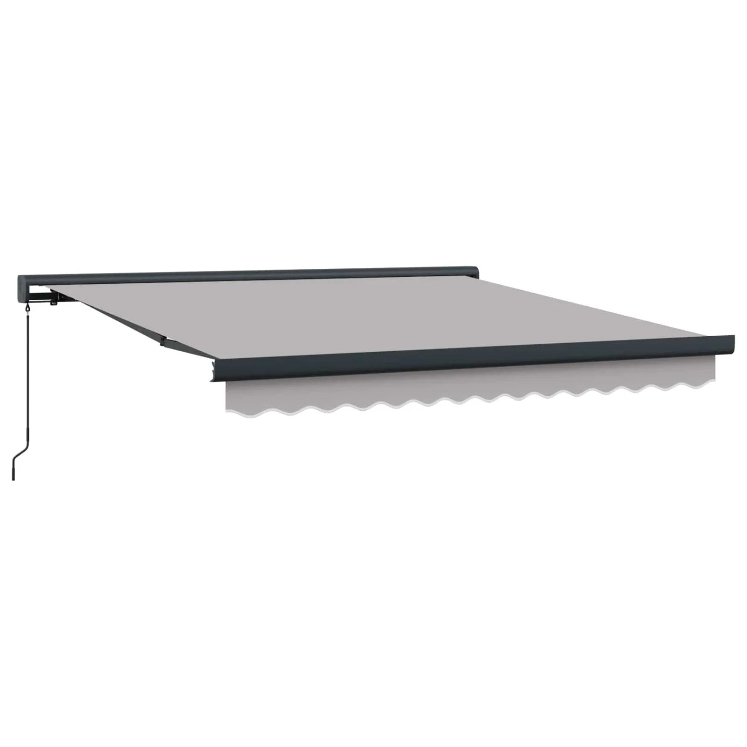 vidaXL Einziehbare Markise Hellgrau 300 x 250 cm Stoff und Metall 3330101 günstig online kaufen