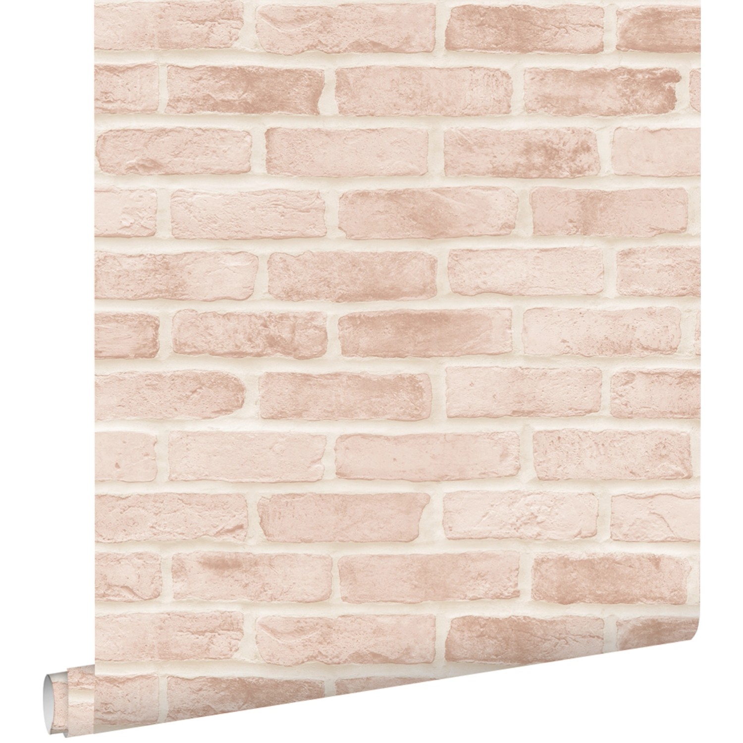 ESTAhome Tapete Backstein-Optik Pfirsichrosa 53 cm x 10.05 m günstig online kaufen