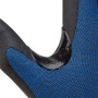 Detailaufnahme: LUX Schnittschutzhandschuh Gr. 8, blau/schwarz, schnittfeste Beschichtung.