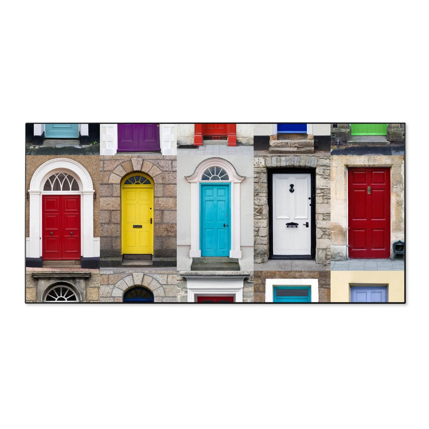 Banjado Magnettafel 78x37cm Magnetwand  Schwarz Aus Metall Magnetpinnwand P günstig online kaufen