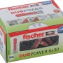 Verpackung Fischer Dübel DuoPower 6x30 mm, Universaldübel für sichere Befestigungen.