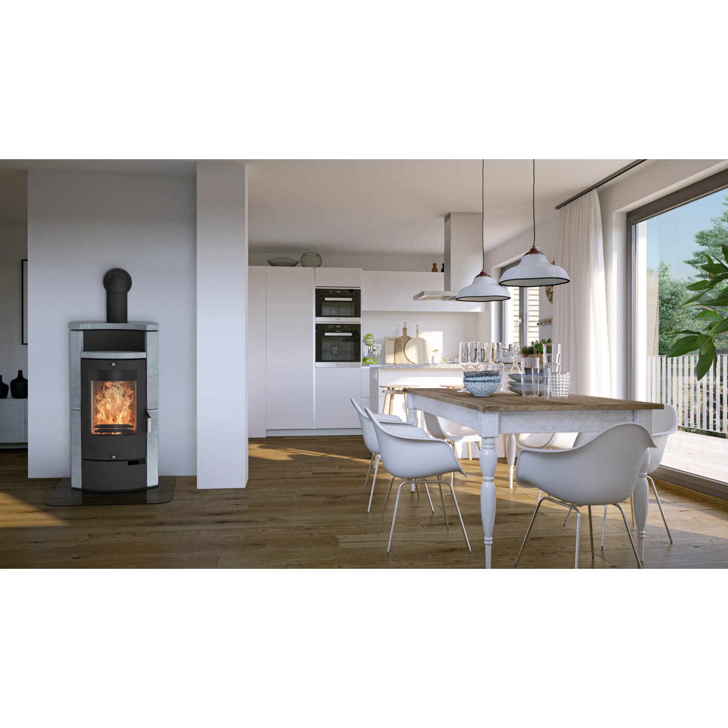 Fireplace Kaminofen Hamburg Speckstein 8 kW kaufen bei OBI