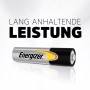 Energizer Alkaline Power AAA Batterie, Micro, Silber/Schwarz, Einzelansicht.