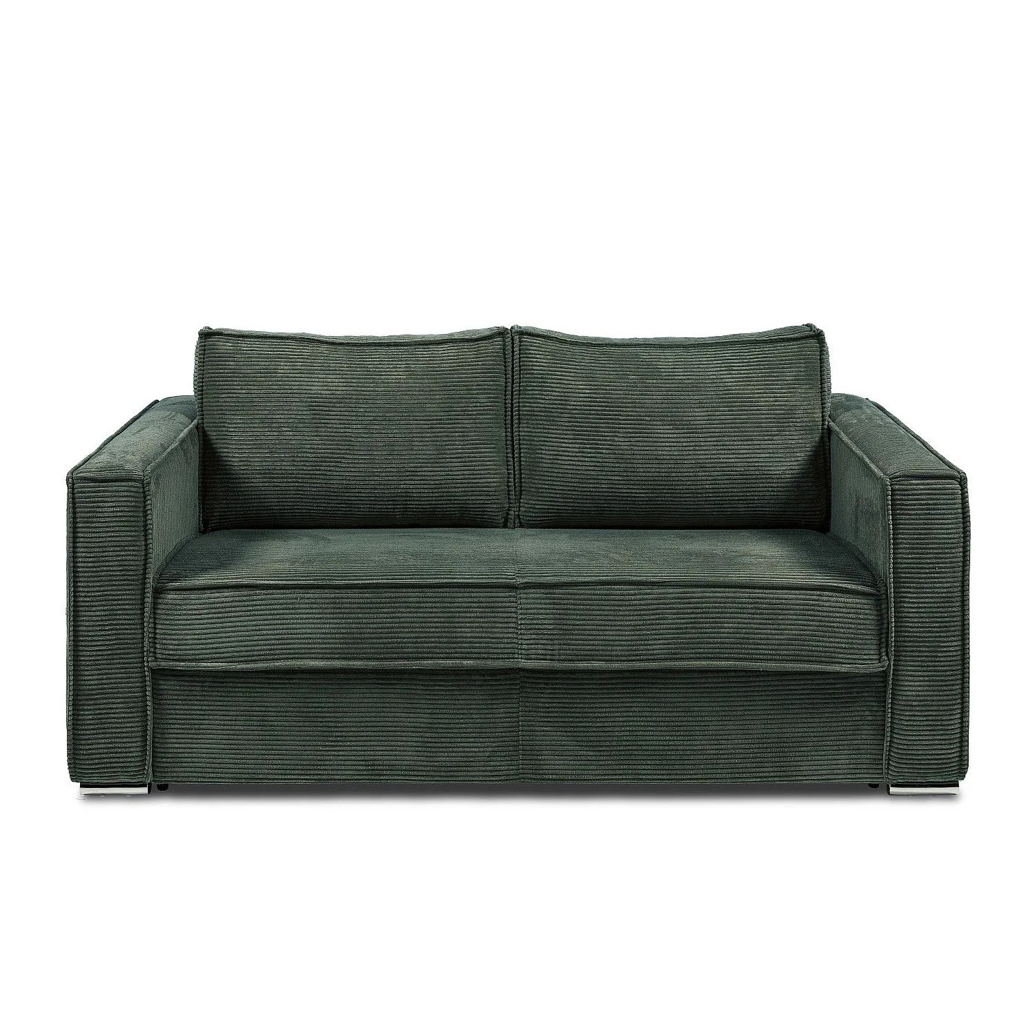 Vente-unique Schlafsofa Loreto Tannengrün 215 cm