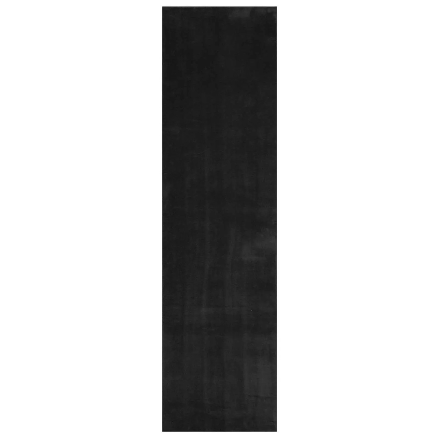 vidaXL Mittlerer Flor Weicher und Waschbarer Teppich HUARTE Schwarz 42022515